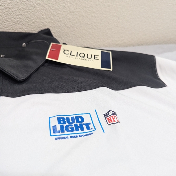 NWT Bud Light NFL Polo SZ XXL - Picture 2 of 7